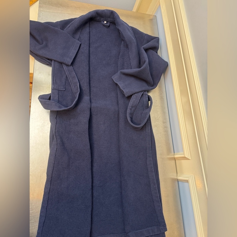 Turkish cotton Waffle Knit Spa Robe - Picture 10 of 11